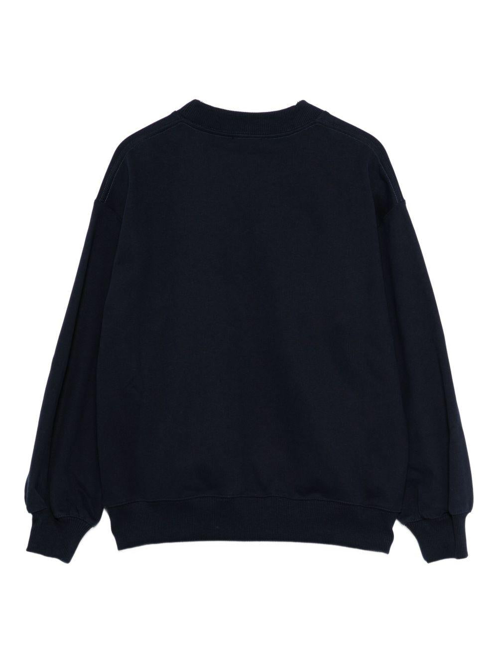 Felpa per bambina Chloé kids blu con logo sul davanti C20649 859 CHLOE' KIDS 