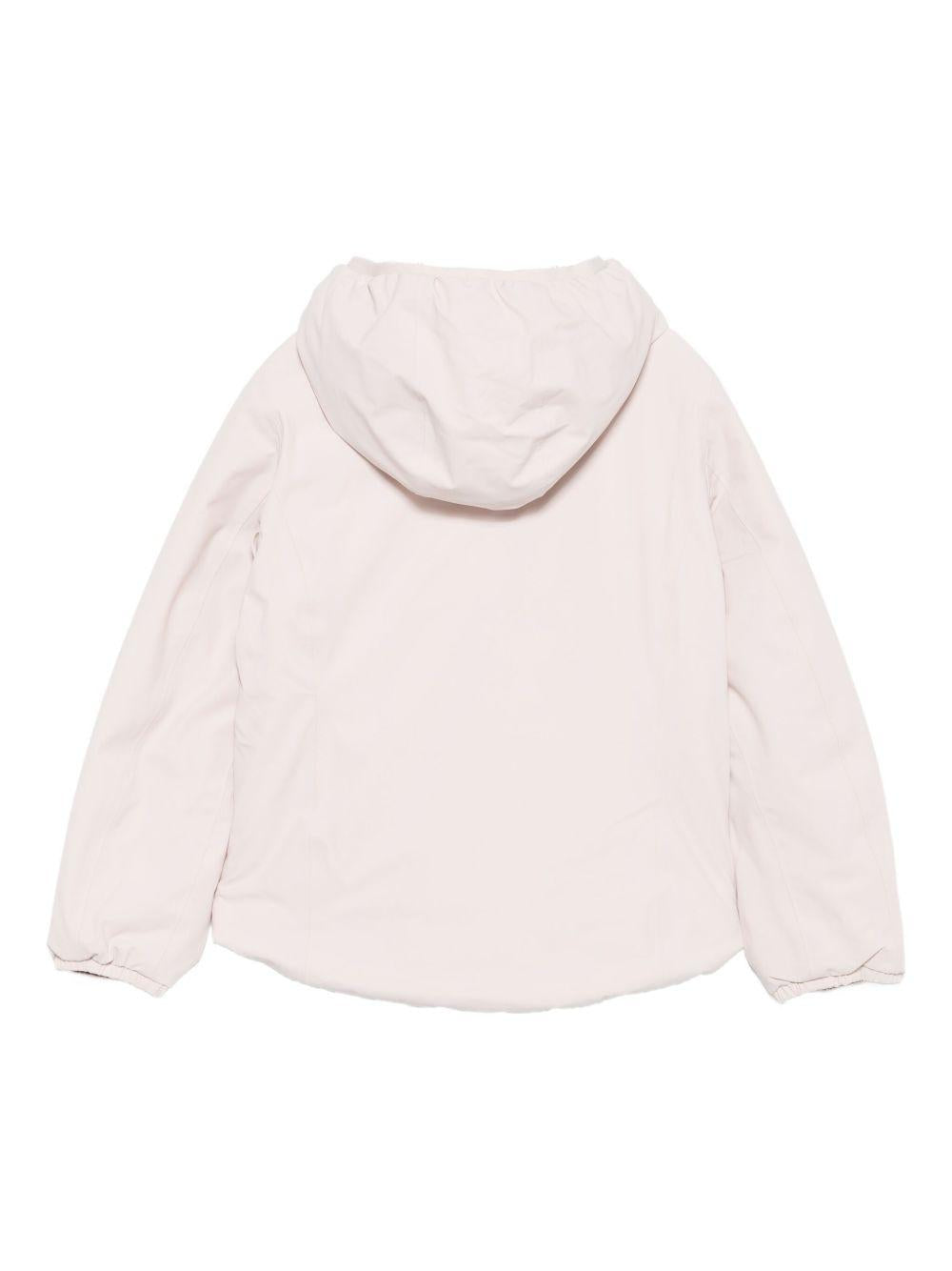 Giubbino per bambina K-Way Kids rosa con cappuccio classico K71339W B2K K-WAY KIDS 