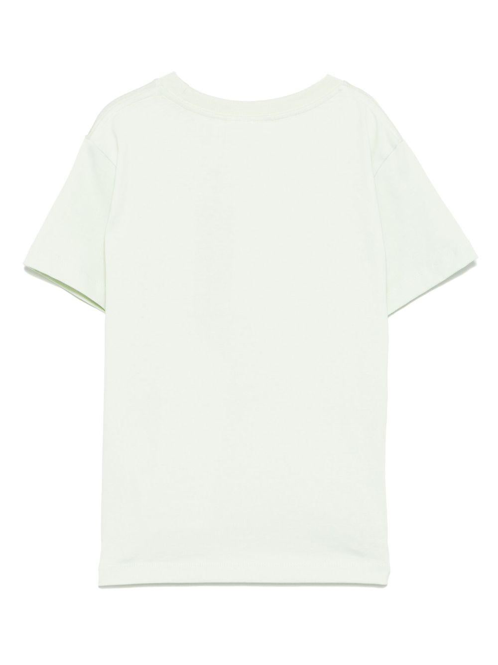 T-shirt per bambino Molo Rame verde con stampa grafica 1S25A212 3869 MOLO 