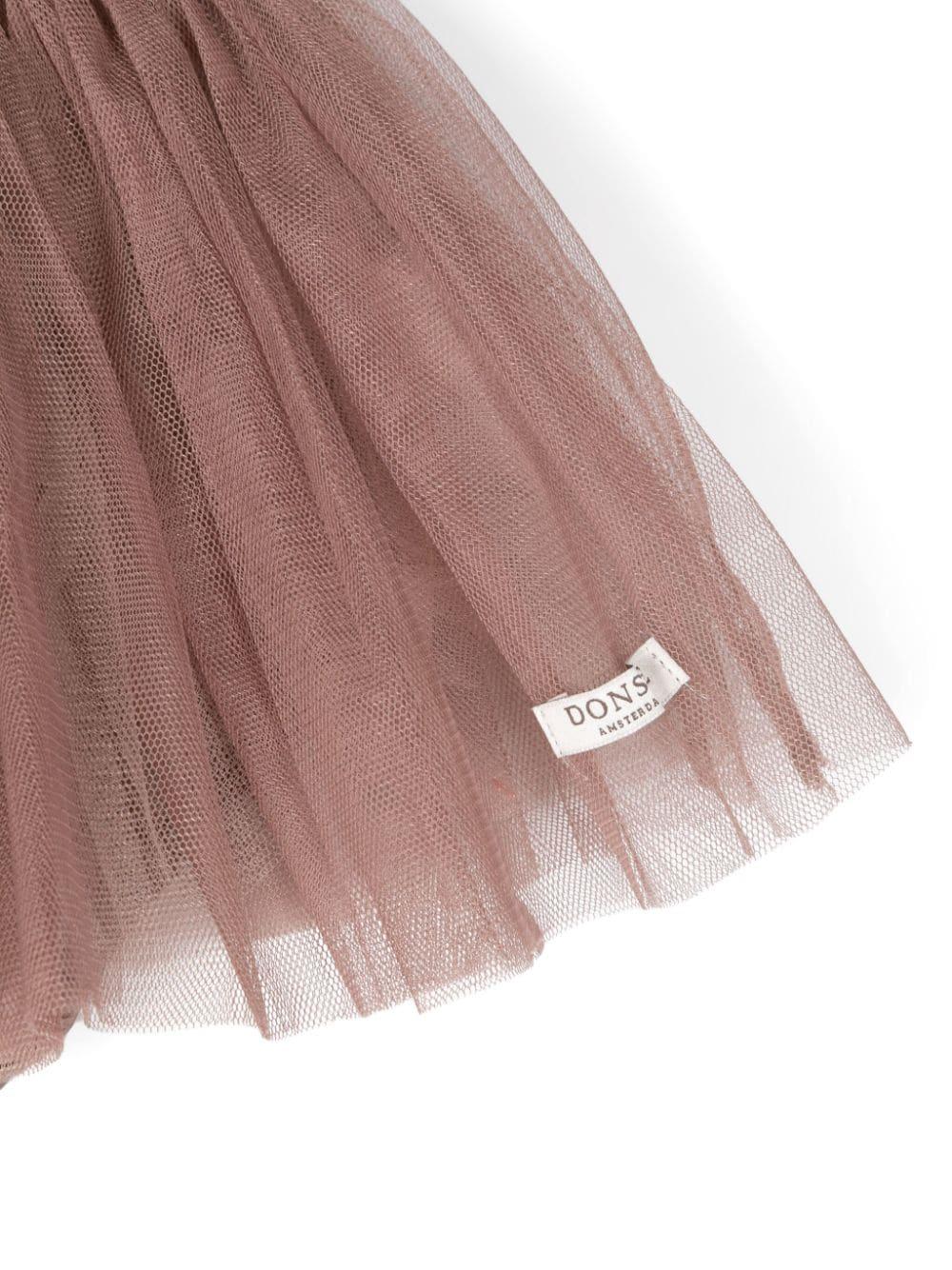 Gonna per neonata Donsje Rieta grigio/viola con rete in tulle 3034400 00106 DONSJE 