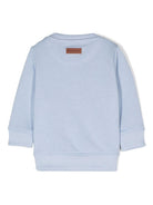 Felpa con stampa TIA24080FENB BLUE LIGHT TRUSSARDI JUNIOR 
