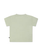 T-shirt con stampa per bambino Molo verde con scollo rotondo 6S25A207 5406 MOLO 
