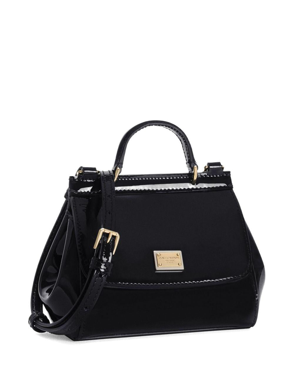 Borsa mini per bambina Dolce & Gabbana Kids blu con dettagli color oro EB0003 A1067 80658 DOLCE & GABBANA KIDS 