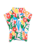 Accappatoio per bambina Stella McCartney Kids rosa con stampa floreale all-over TYCB90 Z3532 465BC STELLA McCARTNEY KIDS 