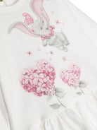 T-shirt Dumbo x Disney per neonata Monnalisa bianca con giricollo 39D605 4003 0001 MONNALISA 