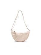 Borsa a spalla per bambina Molo Crescent beige con chiusura superiore con zip 7S25V109 8787 MOLO 