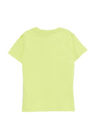 T-shirt per bambini Moschino Kids verde con stampa Teddy Bear HWM058LAA01 30355 MOSCHINO KIDS 