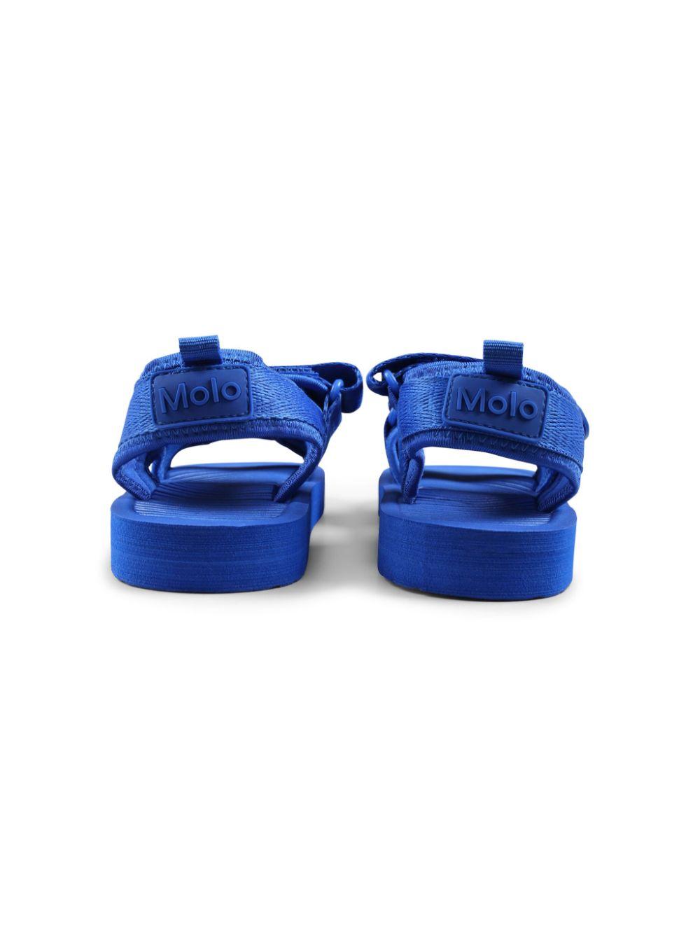 Sandali per bambino Molo Zola blu con chiusura frontale a strappo 7S25U301 8336 MOLO 