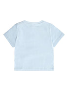 T-shirt per neonata Stella McCartney Kids azzurro con stampa grafica TX8531 Z0434 60R STELLA McCARTNEY KIDS 