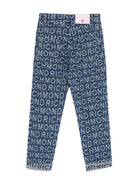 Jeans per bambina John Richmond Junior in denim con effetto jacquard RGP25120JE DENIM JOHN RICHMOND JUNIOR 