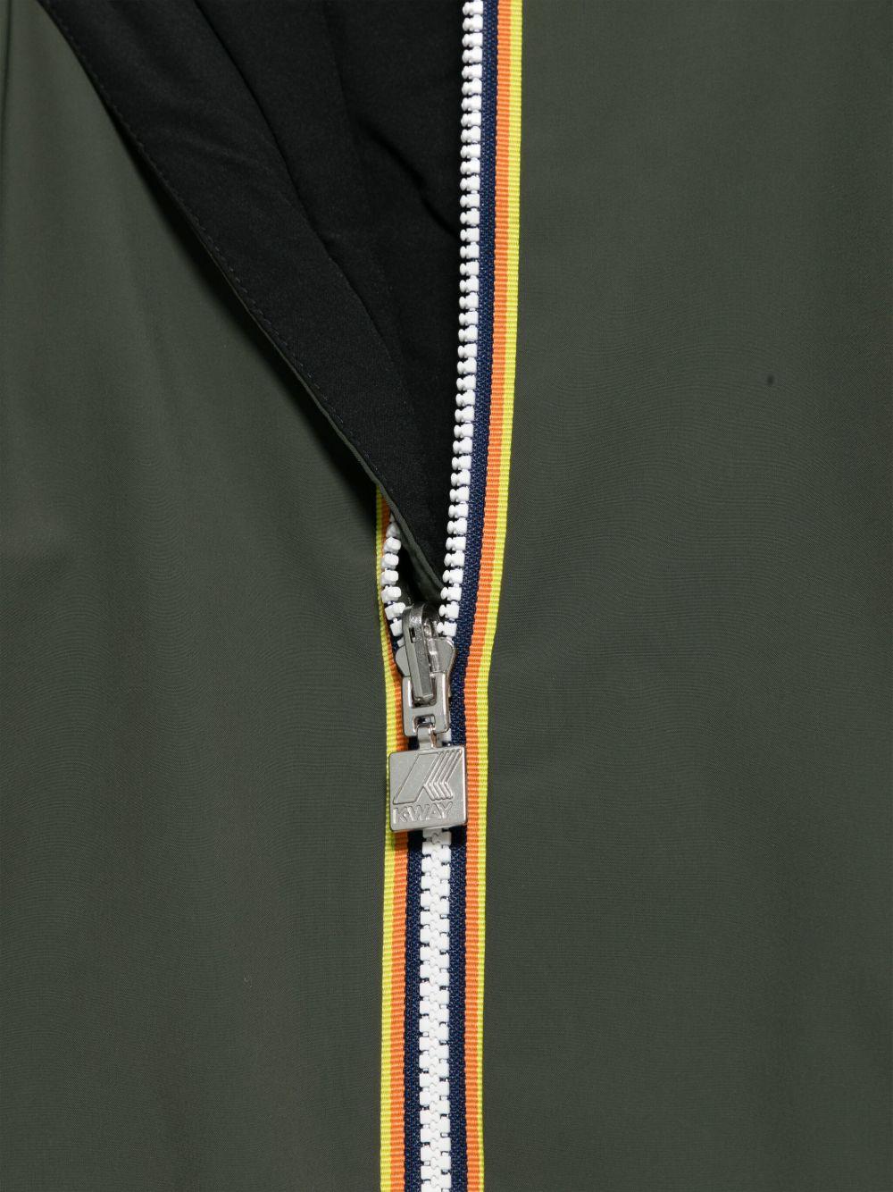 Giubbino Jack ST Warm  per bambino K-Way Kids verde con design termico K71337W AGQ K-WAY KIDS 