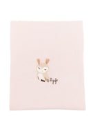 Copertina da culla per neonata Il Gufo rosa con ricamo Gufo A25GOG0002EM220 304 IL GUFO 