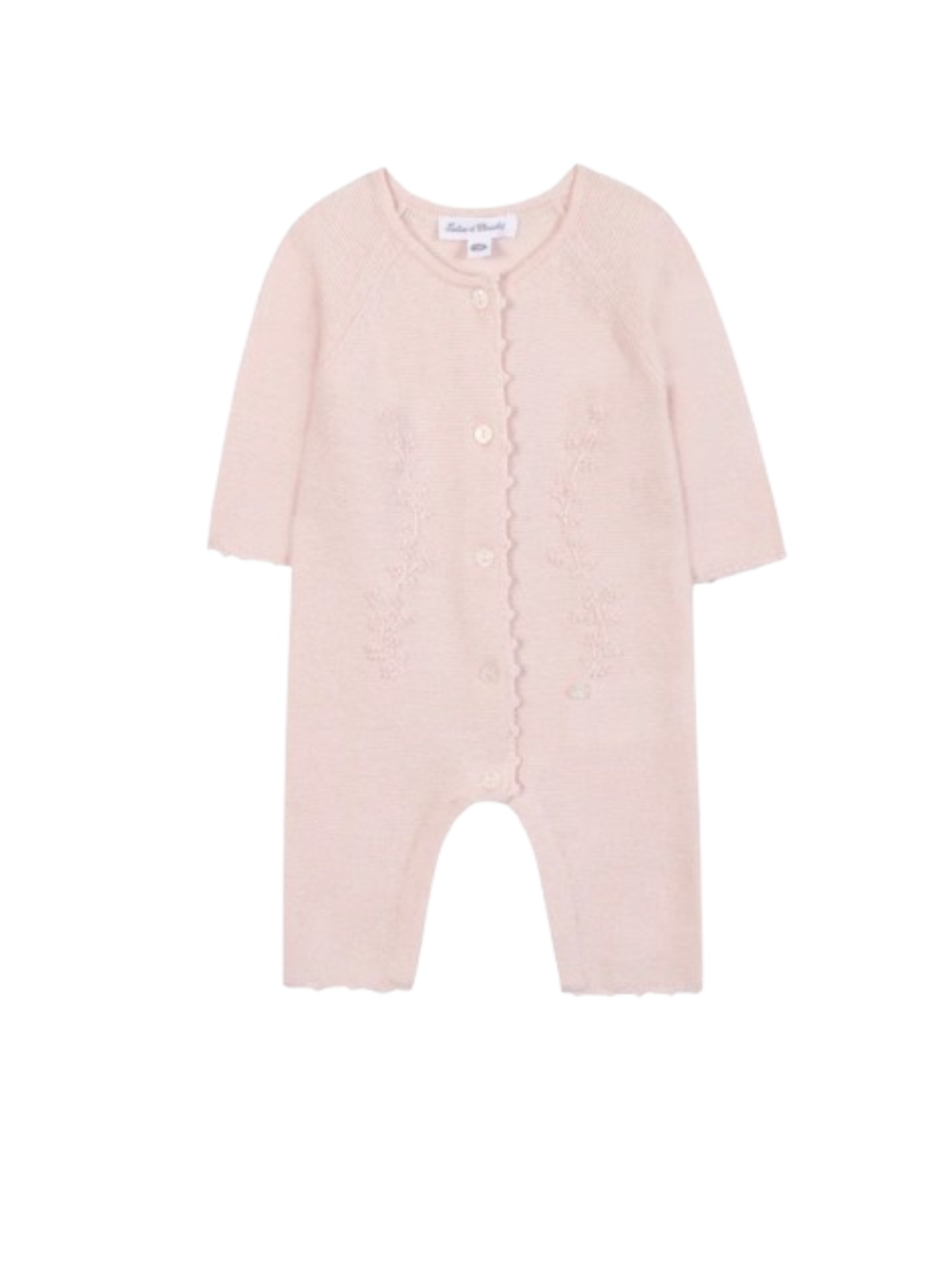 Tutina per neonata Tartine Et Chocolate rosa con bordo smerlato CB32080 31 TArtine & Chocolat 