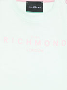 T-shirt per neonati John Richmond Junior verde con logo RIP25002TS BAY JOHN RICHMOND JUNIOR 