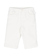 Pantaloni di velluto a coste per neonato Il Gufo bianco con gamba dritta A24PL030V6012 100 IL GUFO 