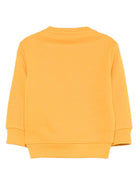 Felpa per neonato TRUSSARDI JUNIOR arancione con stampa logo TIP25028FE MANDARIN TRUSSARDI JUNIOR 
