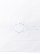 Coperta ricamata per neonati Mariella Ferrari bianco con dettagli azzurri LZS17 AZZURRO MARIELLA FERRARI 
