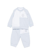 Tuta sportiva per neonato BOSS Kids azzurro con inserti J53049 771 BOSS KIDS 