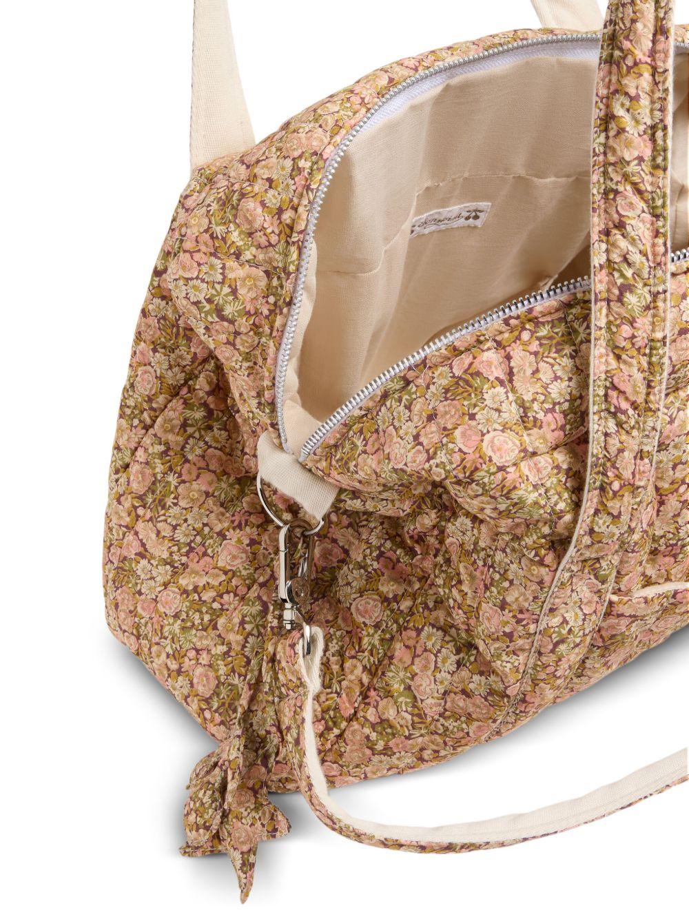 Borsa fasciatoio per neonati Bonpoint Piou beige  trapuntata a fiori W05NBAW00002 522C BONPOINT 