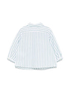 Camicia a righe per neonato Bonpoint bianco con colletto classico S05YSHW00001 247D BONPOINT 