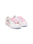 Sneakers per bambina con stampa Bambi Monnalisa x Disney bianco 8CE001 5727 9990 MONNALISA 