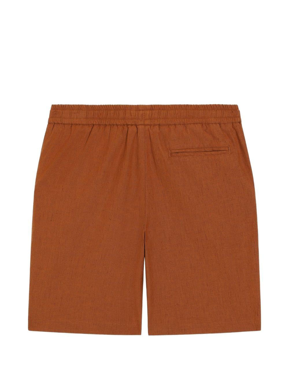 Shorts per bambino Dolce & Gabbana Kids marroni con vita elasticizzata L43Q58 LT372 A0405 DOLCE & GABBANA KIDS 