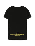 T-shirt per bambino John Richmond Junior nero in cotone con stampa logo RBP25057TS BLACK JOHN RICHMOND JUNIOR 