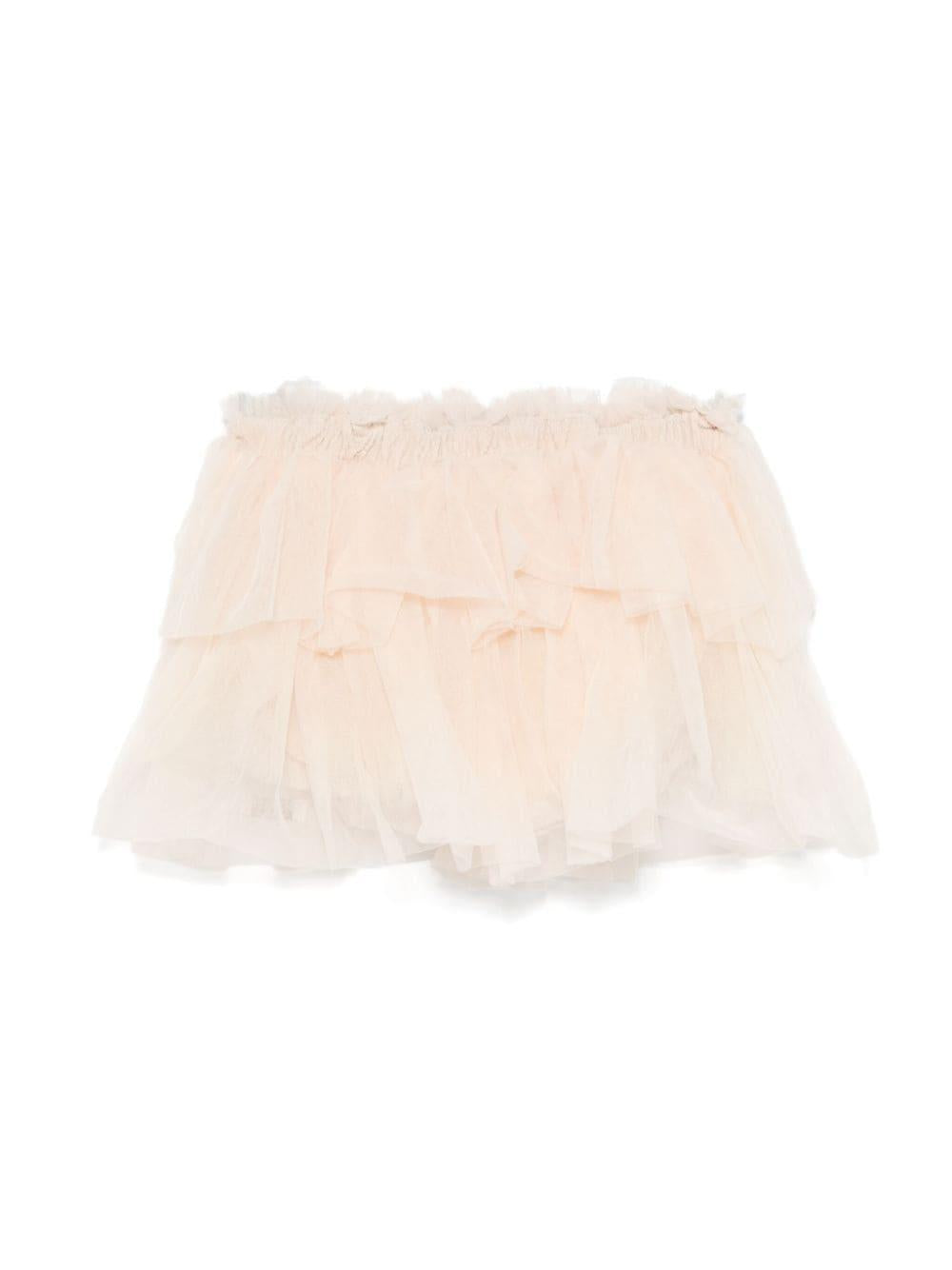 Gonna tutù bassa per neonata Donsje beige con elastico in vita 4084500 00074 DONSJE 