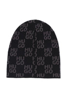 Berretto per bambino Hugo Kids multicolore con logo a intarsio G00550 09B Hugo 