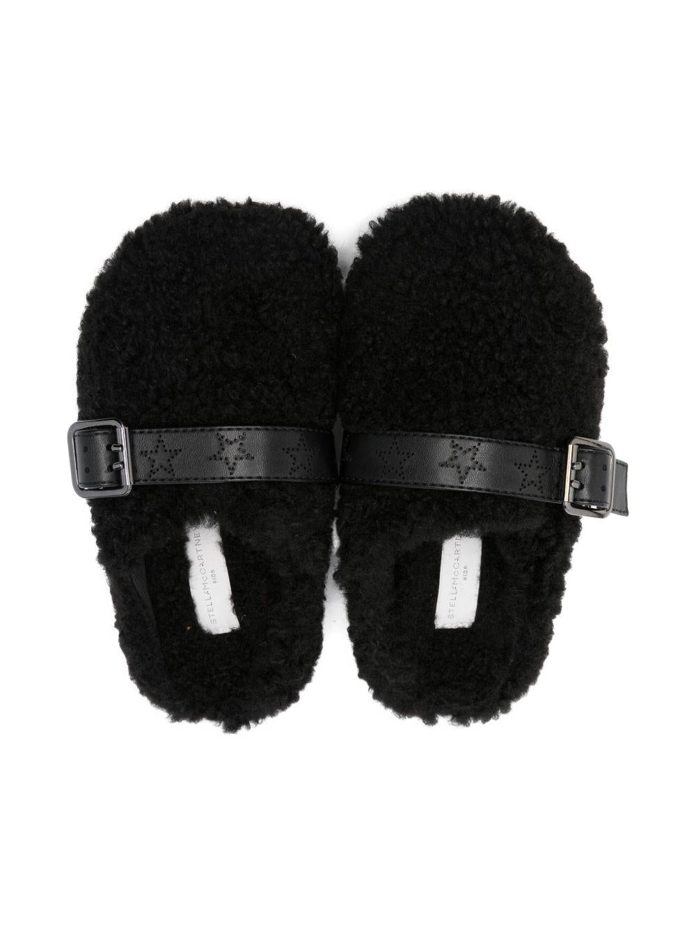 Ciabatte per bambina Stella McCartney Kids nero con fibbia TX0B96 Z3237 930 STELLA McCARTNEY KIDS 