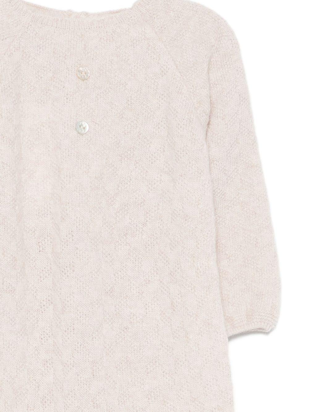Tutina per neonati Paz Rodriguez beige con chiusura con bottoni sul davanti 005-113169 64 H109 PaZ RODRIGUEZ 