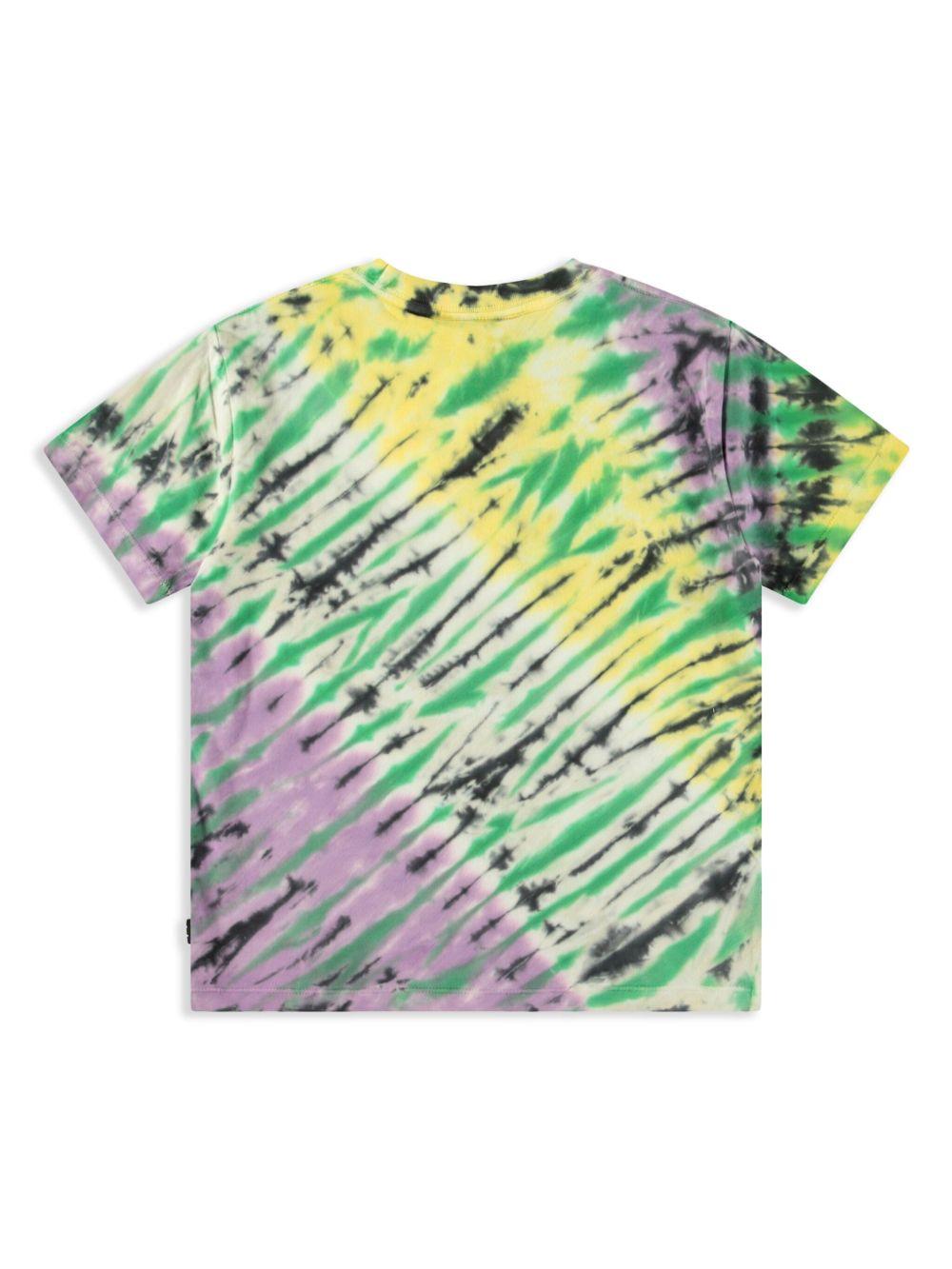 T-shirt per bambino Molo Roxo multicolore con stampa tie dye 6S25A215 4842 MOLO 