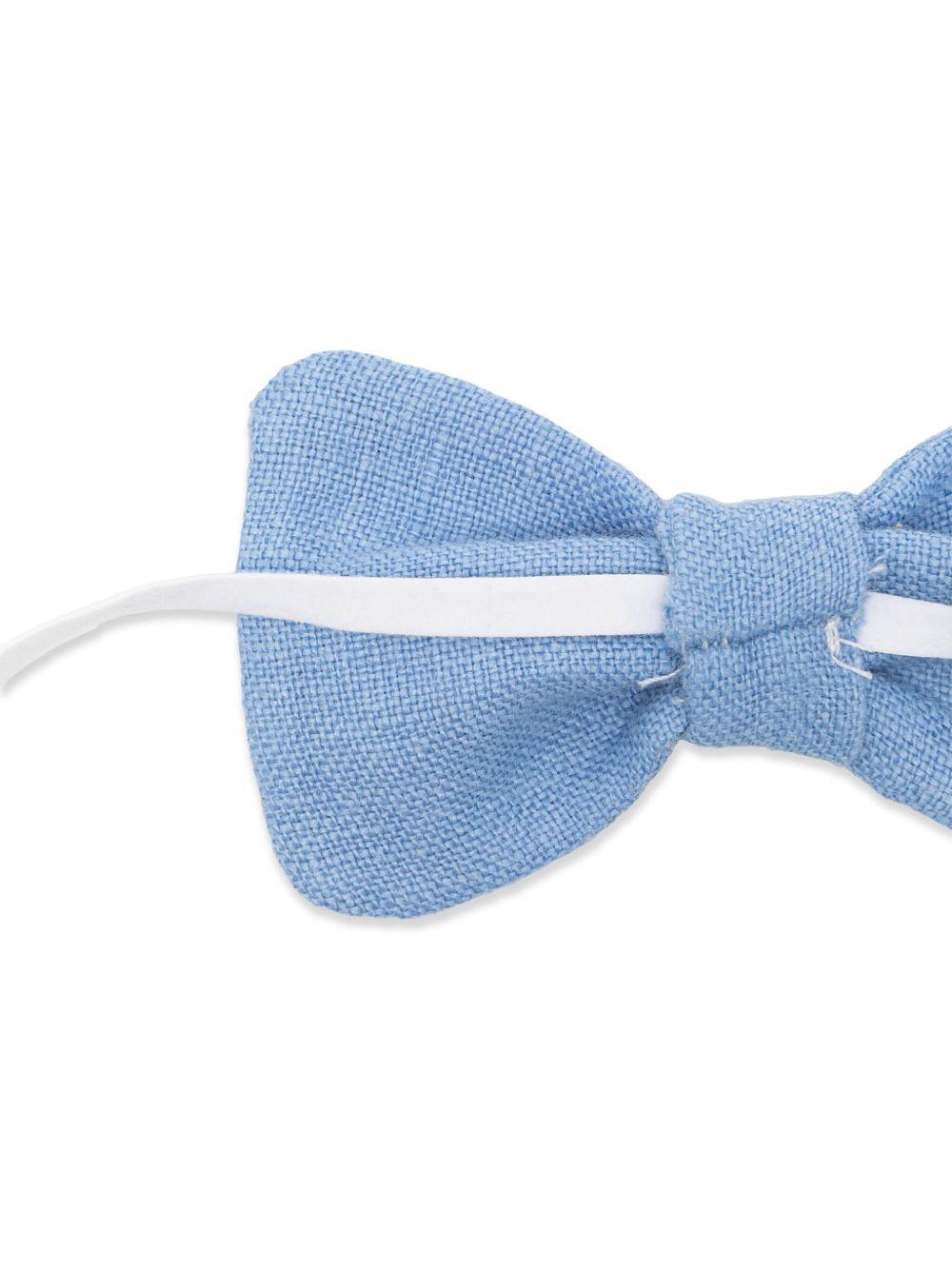 Papillon per neonato La Stupenderia blu in lino CCPP51 D23 LA STUPENDERIA 