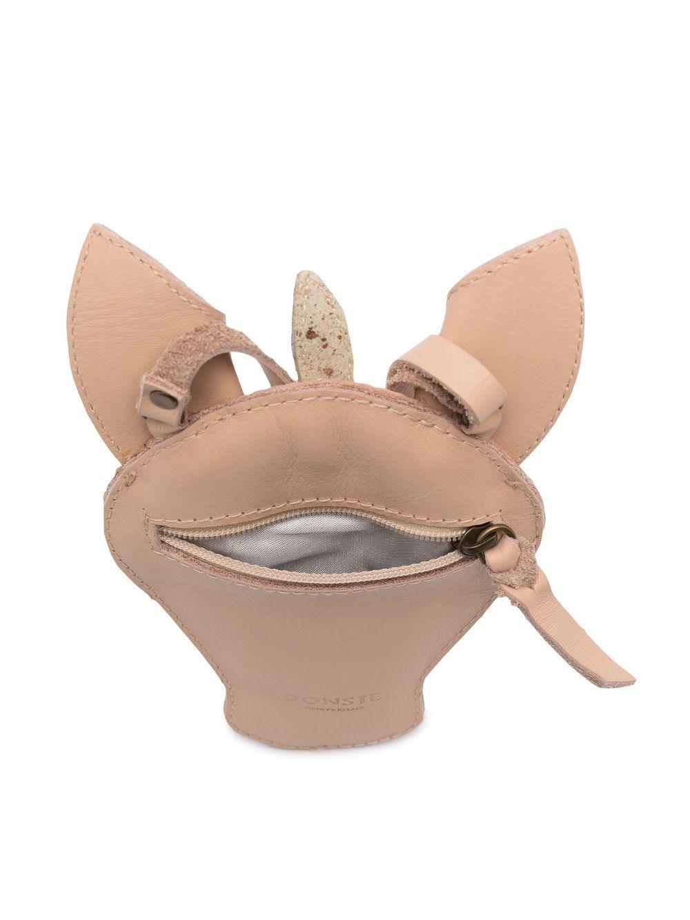 Borsa a spalla per bambina Donsje Britta Special beige con orecchie 5002002 LE121 DONSJE 