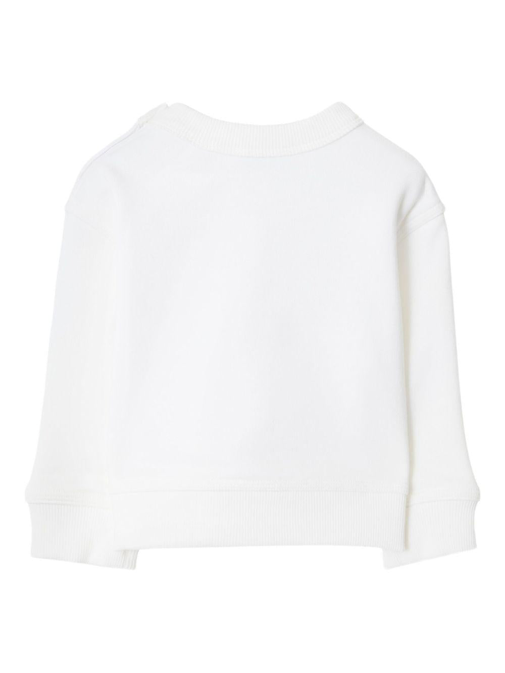 Maglione per neonata Burberry Kids bianco Thomas Bear 8108918 A1464 BURBERRY KIDS 