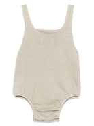 Body per neonato Gensami kids beige con applicazione TU01-B-SOFT GREY BEIGE GENSAMI 