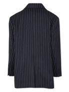 Blazer per bambino Douuod Kids blu con motivo a righe verticali DV2P04 Z2519 621AV DOUUOD 