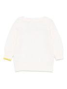 Cardigan per neonati Gensami Kids bianco con chiusura frontale con bottoni CAR-BASIC-WP OFF WHITE GENSAMI 