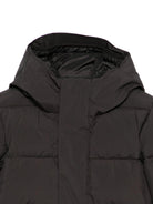 Giubbotto per bambino Save The Duck Kids marrone con applicazione con logo P31888B LEAF21 40009 SAVE THE DUCK KIDS 