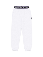 Pantaloni sportivi per bambina John Richmond Junior grigio con banda logo RGP25110PA GREY LIGHT MELANGE JOHN RICHMOND JUNIOR 