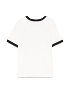 T-shirt Ringer per bambina Off-White Kids bianco con scollo rotondo OGAA01AS25JER001 0110 OFF WHITE KIDS 
