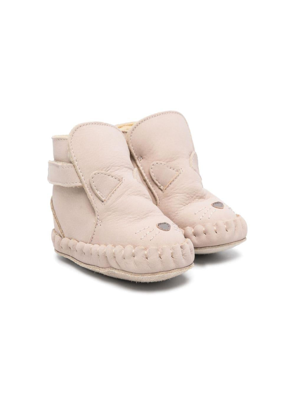 Stivali primi passi per neonati Donsje Kapi beige con orecchie 1028003 NL128 DONSJE 