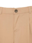 Completo per bambino Paolo Pecora Kids beige con giacca doppiopetto PP3963 TERRA PAOLO PECORA KIDS 