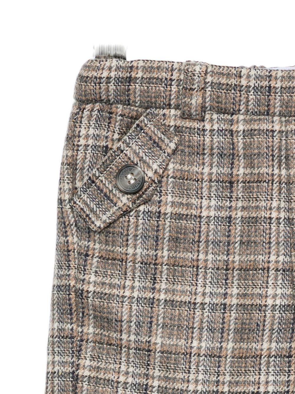 Pantaloni per neonato Tartine Et Chocolat marrone con motivo a quadri CB22101 68 TArtine & Chocolat 
