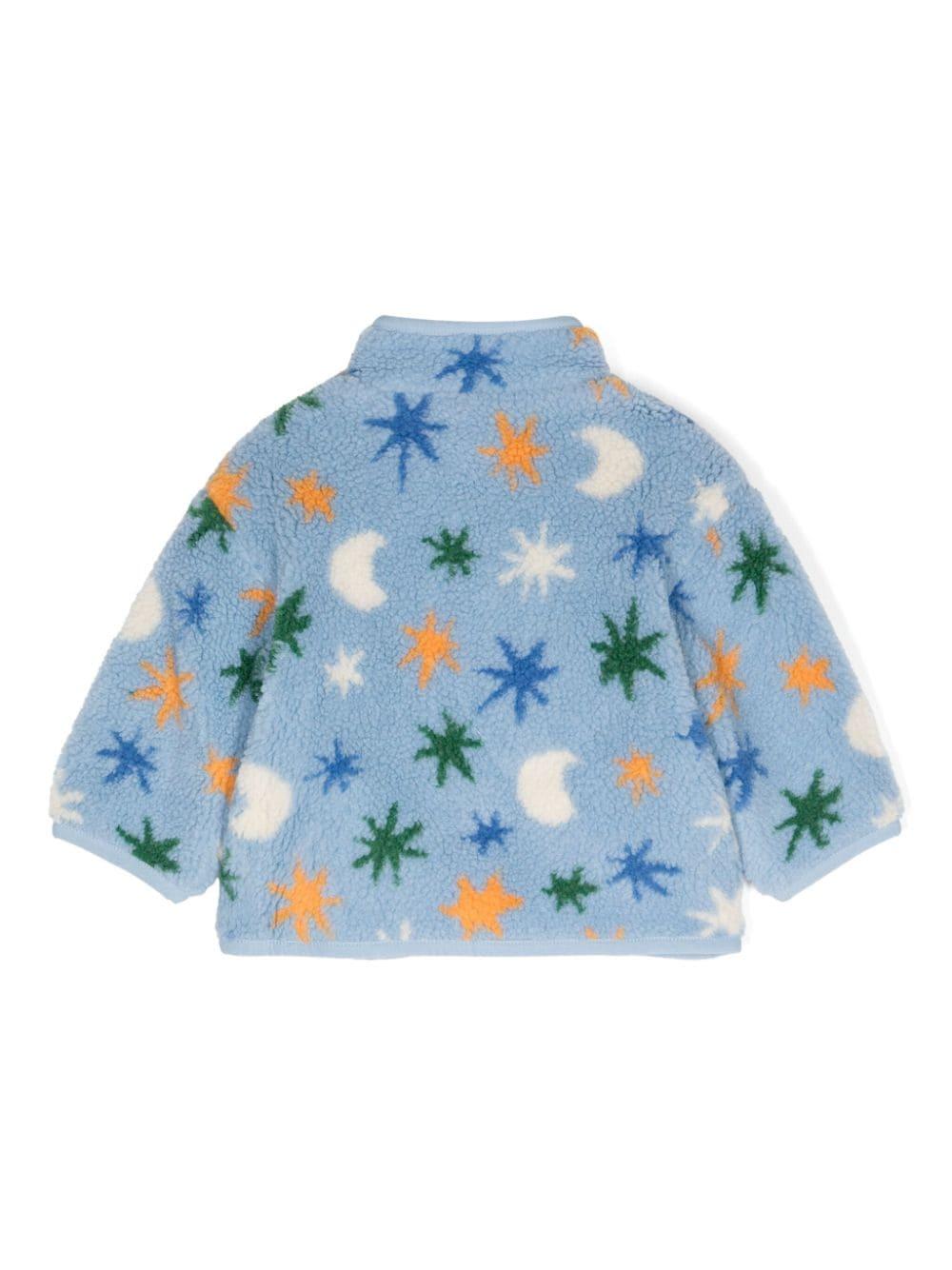 Giubbino per neonato Stella McCartney Kids azzurro a fantasia TV2517 Z2262 626MC STELLA McCARTNEY KIDS 