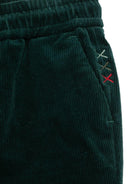Chino per bambino Scotch & Soda verde affusolato a coste 177784 301 SCOTCH&SODA 