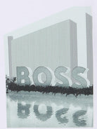 T-shirt per bambino Boss Kids bianco con stampa grafica J52977 10P BOSS KIDS 