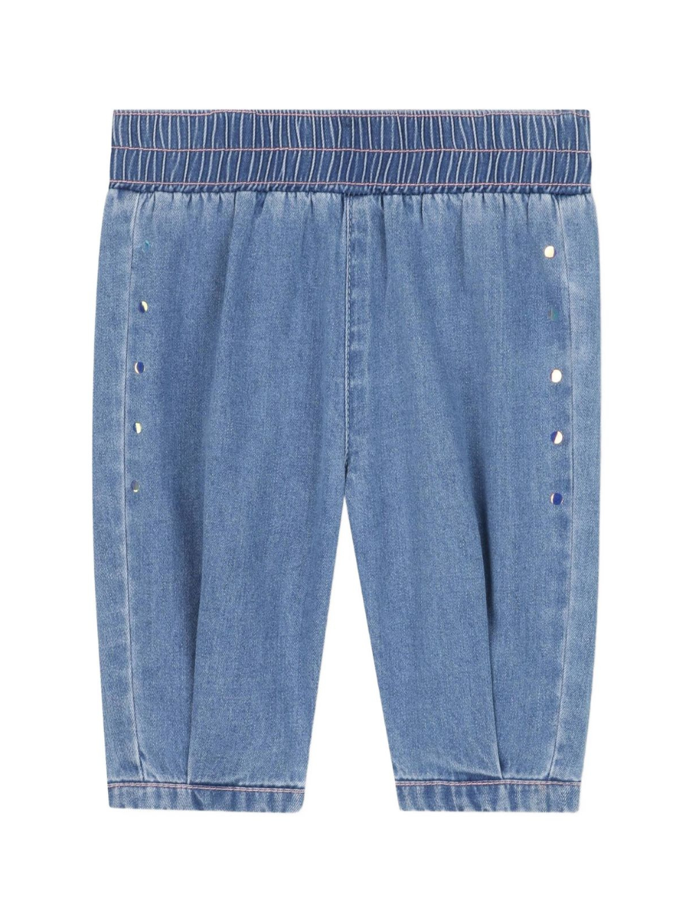 Pantaloni per neonata BIllieblush denim con borchie U21273 Z13 BILLIEBLUSH 