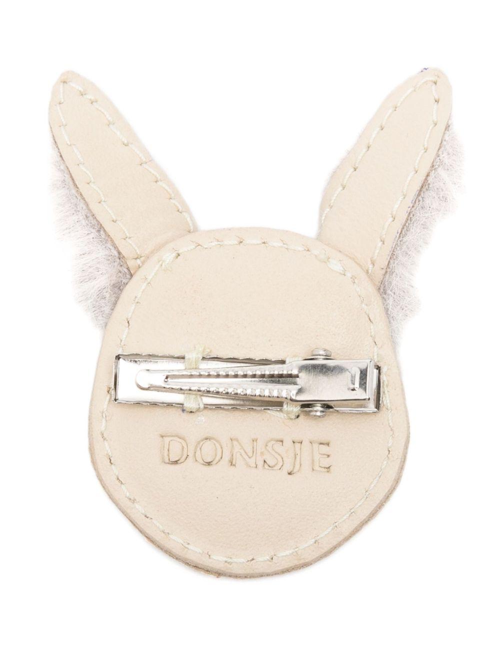 Fermaglio per bambina Donsje beige a forma di coniglio 6009109 BL170 DONSJE 