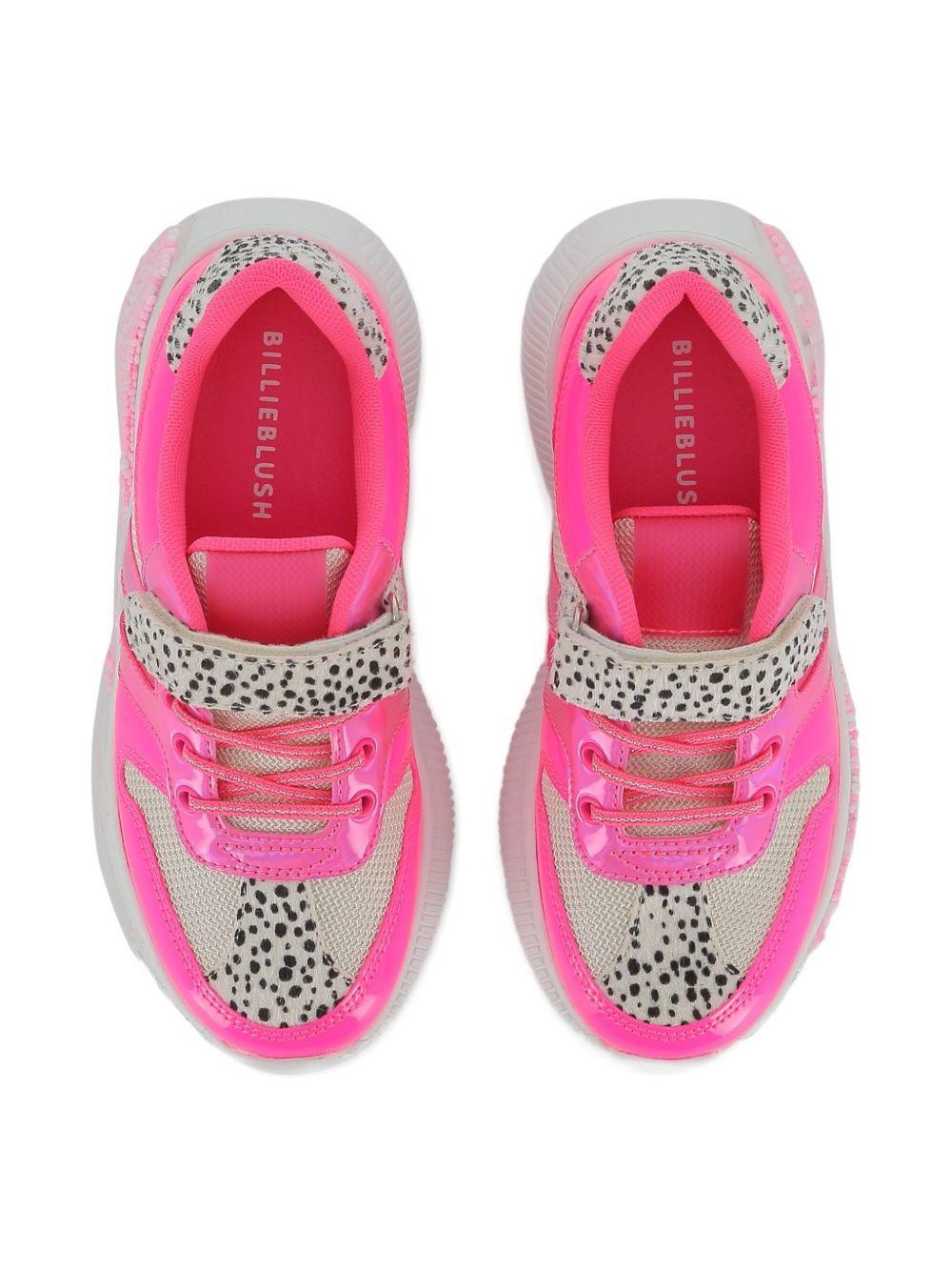 Sneakers per bambina Billieblush rosa con inserti animalier U21474 Z41 BILLIEBLUSH 